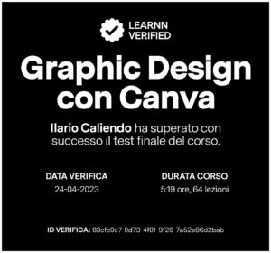 Graphic Design con Canva - Certificate